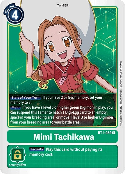 Mimi Tachikawa - BT1-089 (BT1-089 R) (Release Special Booster 1.0) (BT01-03A)