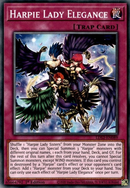 Image for Harpie Lady Elegance (2089) (LDS2)