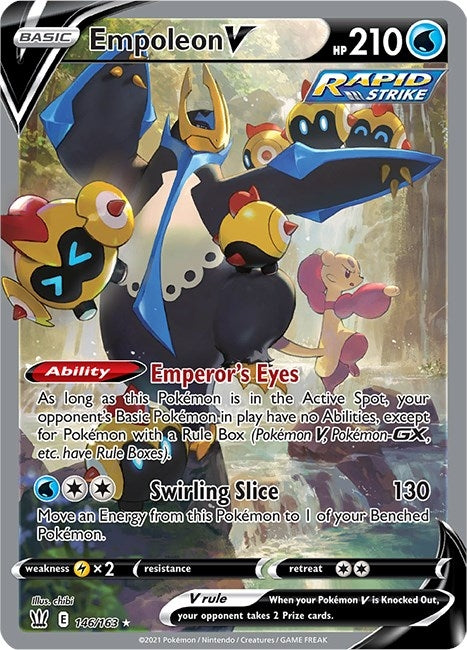 Image for Empoleon V (Alternate Full Art) (146) (SWSH05)