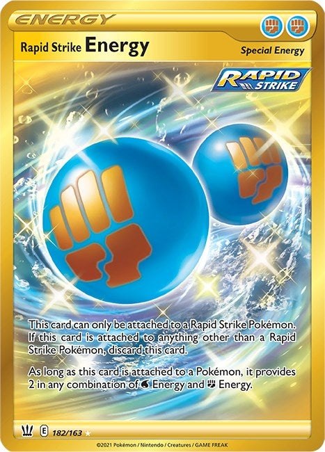 Image for Rapid Strike Energy (Secret) (182) (SWSH05)