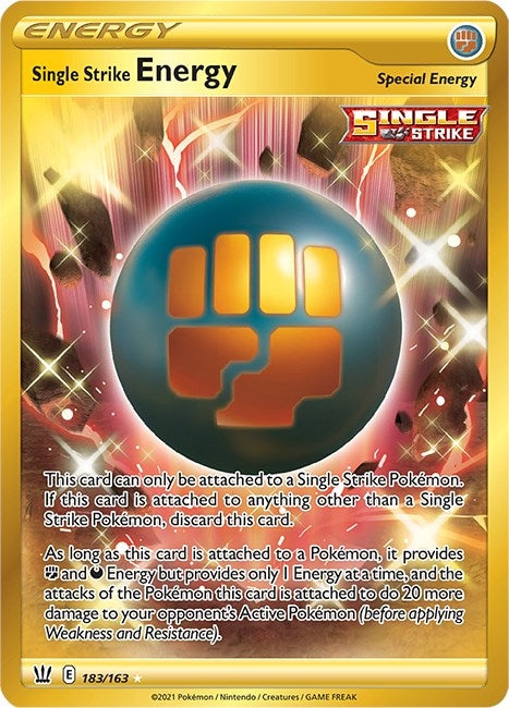 Image for Single Strike Energy (Secret) (183) (SWSH05)