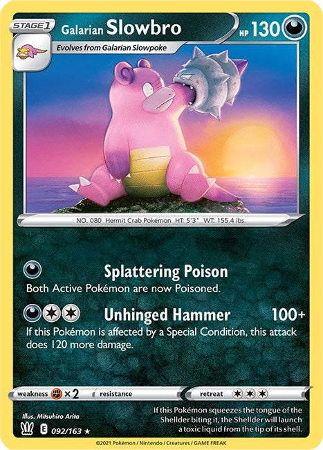 Image for Galarian Slowbro (92) (SWSH05)