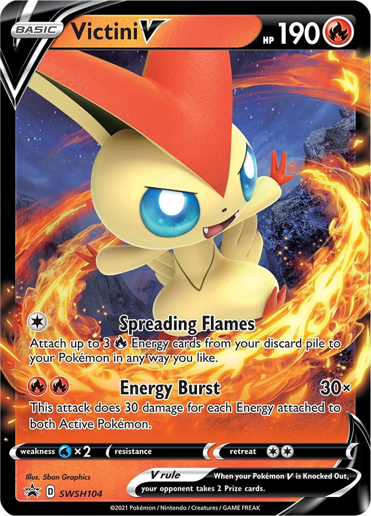 Image for Victini V - SWSH104 (104) (SWSD)