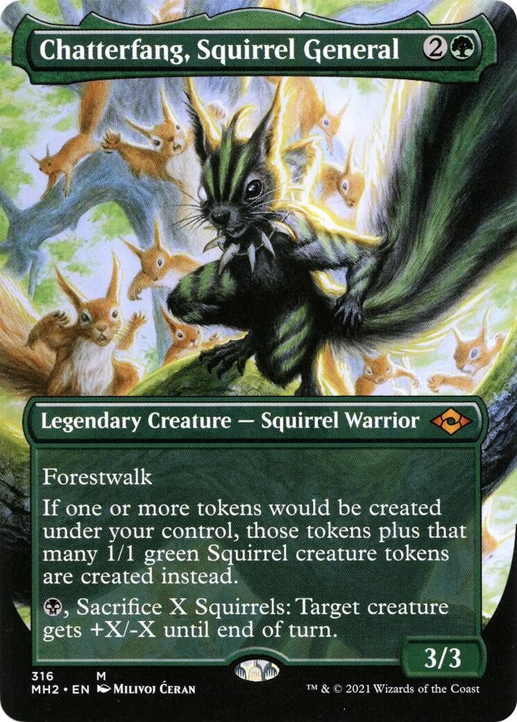 Image for Chatterfang, Squirrel General (Borderless) (316) (MH2)