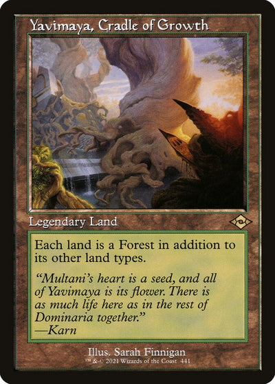 Yavimaya, Cradle of Growth (Retro Frame) (Foil Etched)