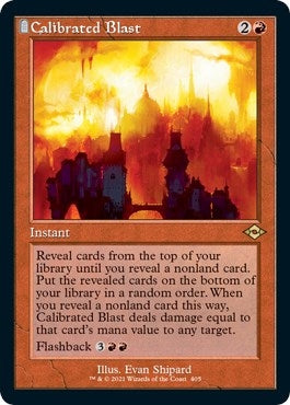 Image for Calibrated Blast (Retro Frame) (Foil Etched) (405) (MH2)