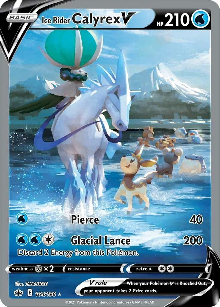 Image for Ice Rider Calyrex V (Alternate Full Art) (164) (SWSH06)