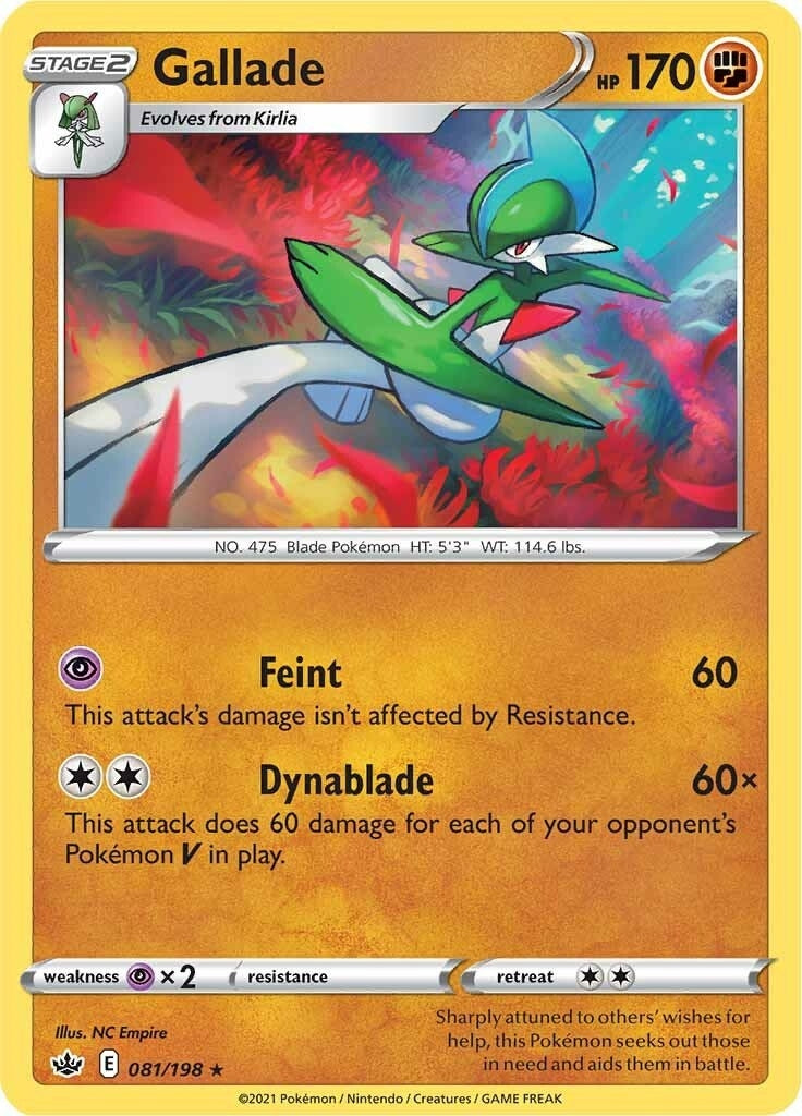 Image for Gallade (81) (SWSH06)