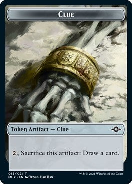 Image for Clue (015) // Golem Double-sided Token (15 // 12) (MH2)