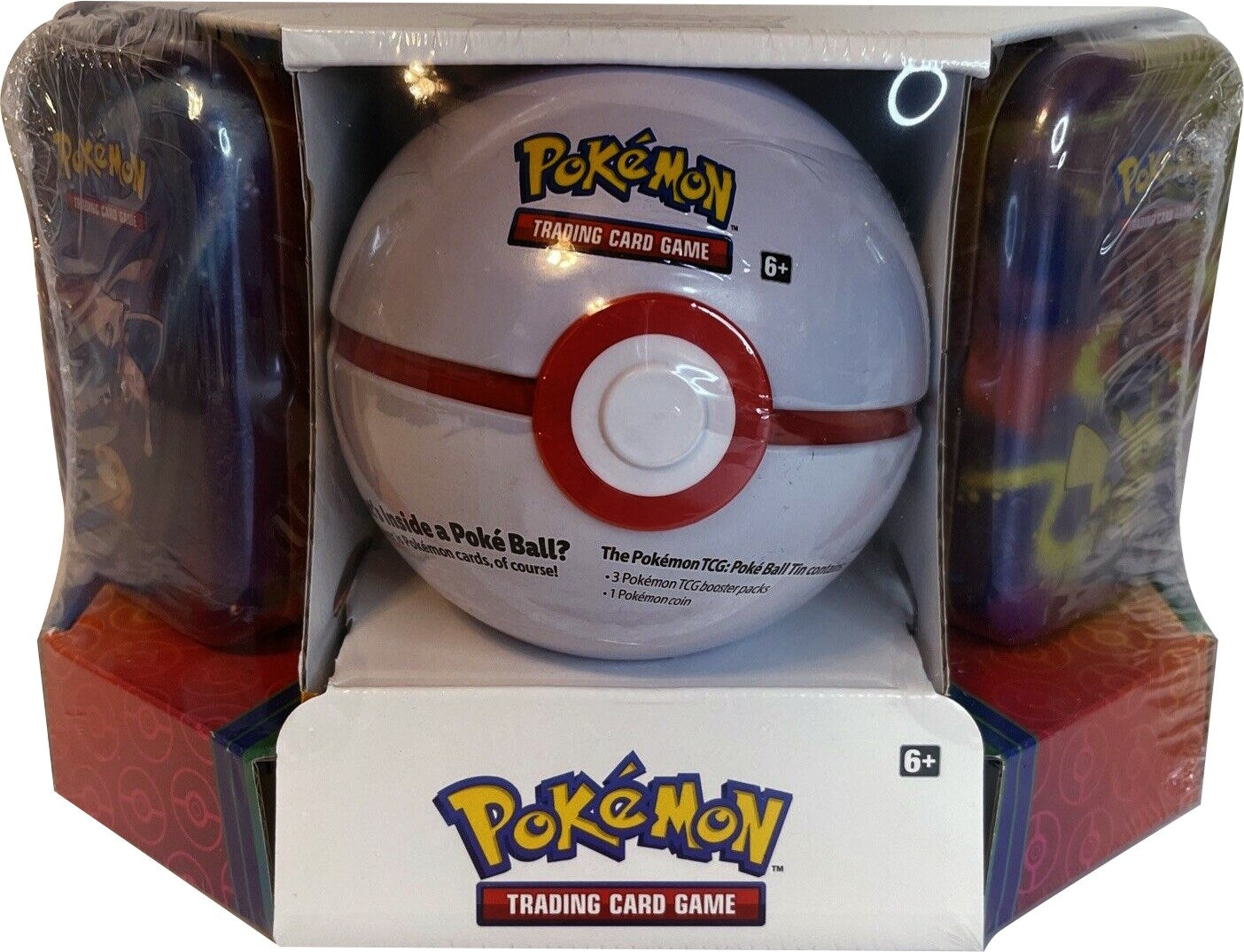 Image for Pokemon - Poke Ball Tin + 2 Kanto Power Mini Tins - Premier Ball - Pokemon