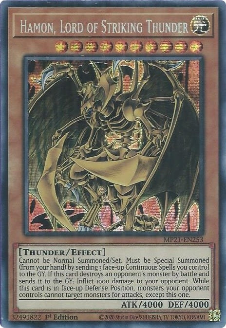 Image for Hamon, Lord of Striking Thunder (21253) (MP21)