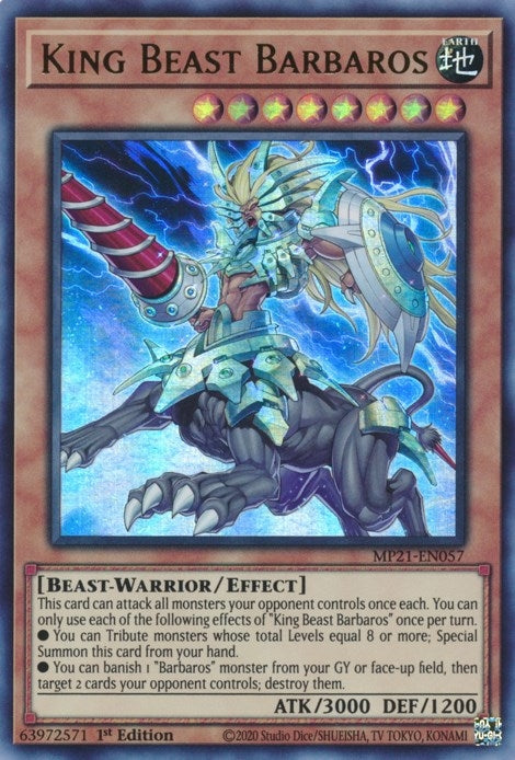 Image for King Beast Barbaros (21057) (MP21)
