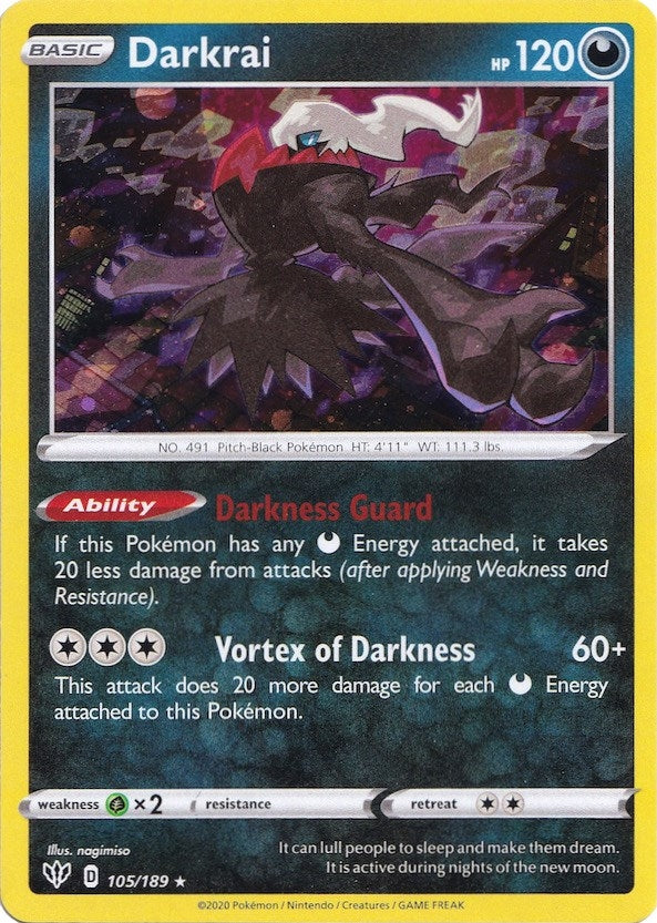 Image for Darkrai - 105/189 (Cosmos Holo) (105) (MCAP)