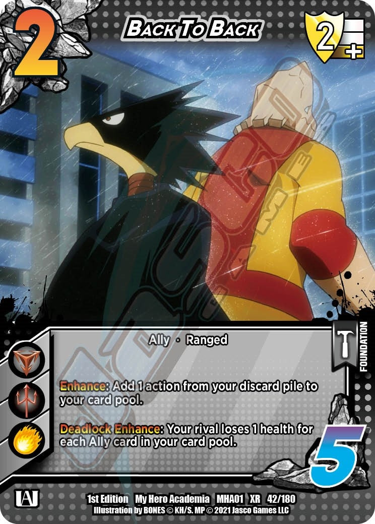 Image for Back to Back (XR) (42) (MHA)