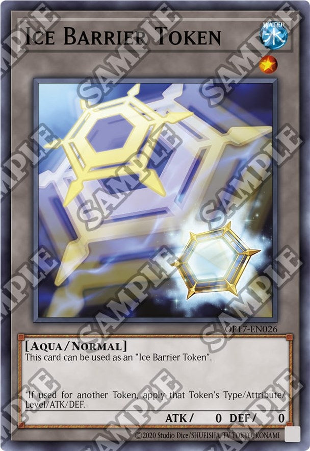 Image for Ice Barrier Token (17026) (OP17)