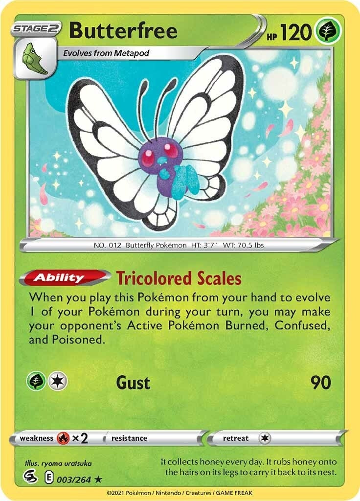 Image for Butterfree (3) (SWSH08)