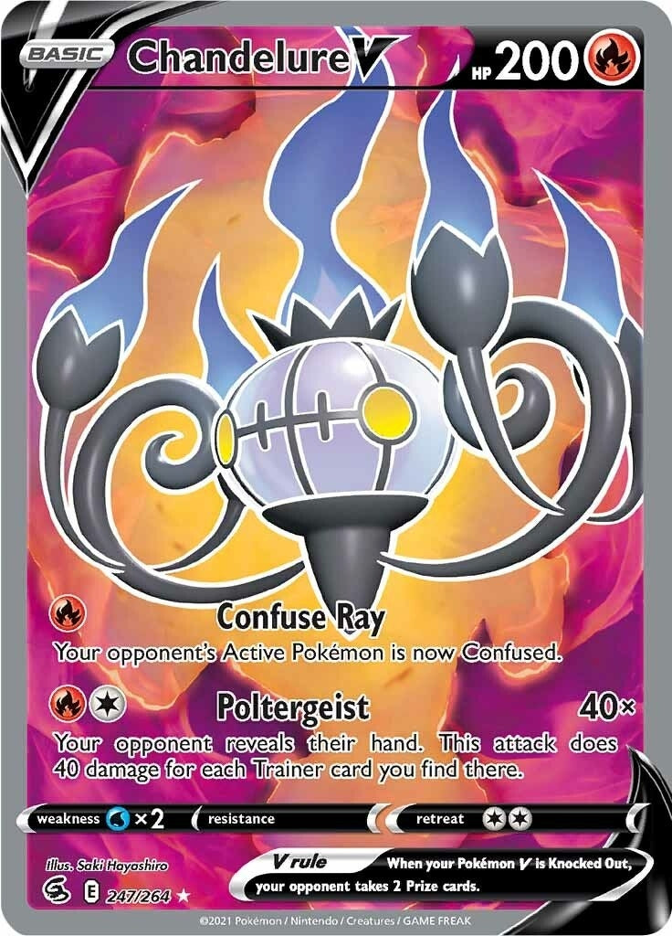 Image for Chandelure V (Full Art) (247) (SWSH08)