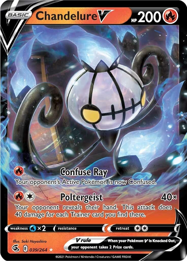 Image for Chandelure V (39) (SWSH08)