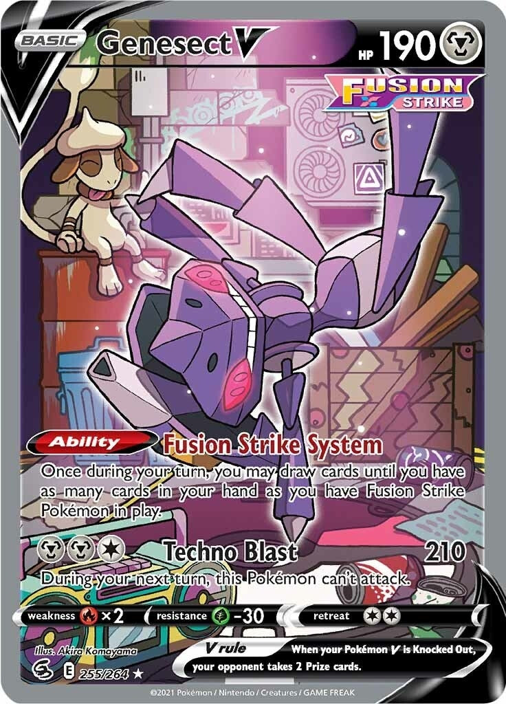Image for Genesect V (Alternate Full Art) (255) (SWSH08)