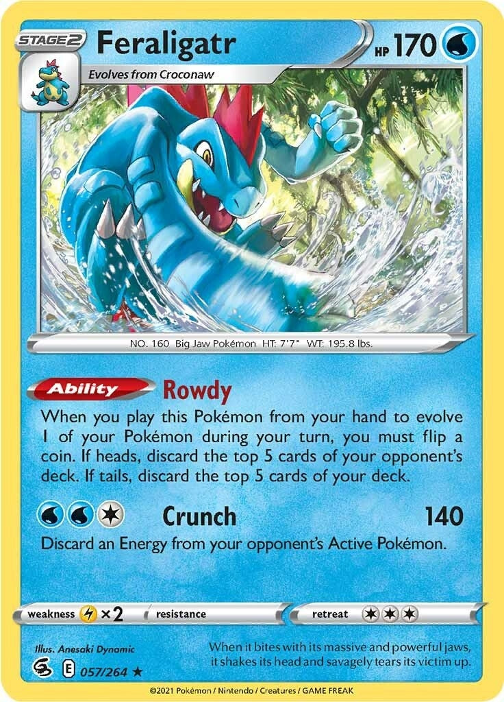 Image for Feraligatr (57) (SWSH08)