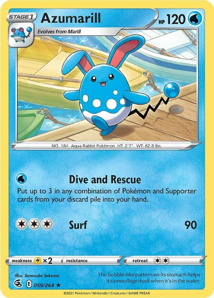 Image for Azumarill (59) (SWSH08)