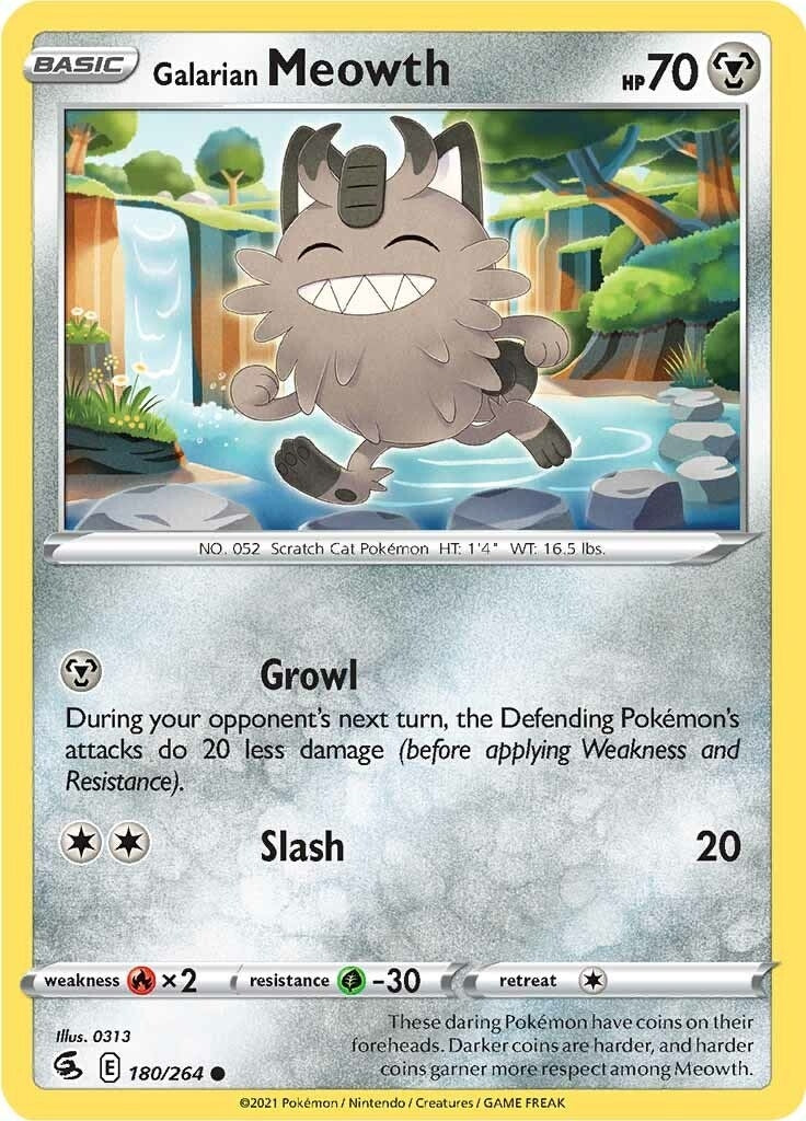 Image for Galarian Meowth (180) (SWSH08)