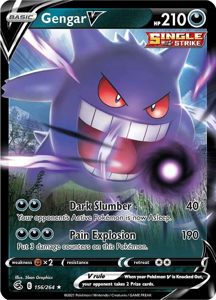 Image for Gengar V (156) (SWSH08)