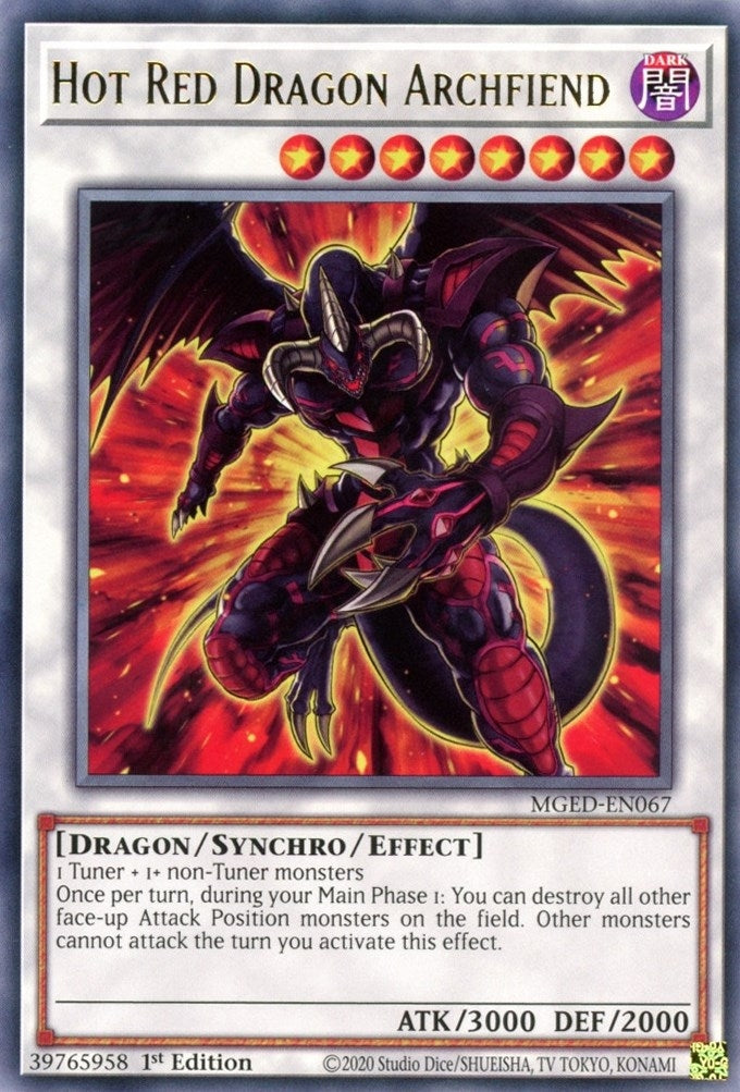Image for Hot Red Dragon Archfiend (67) (MGED)