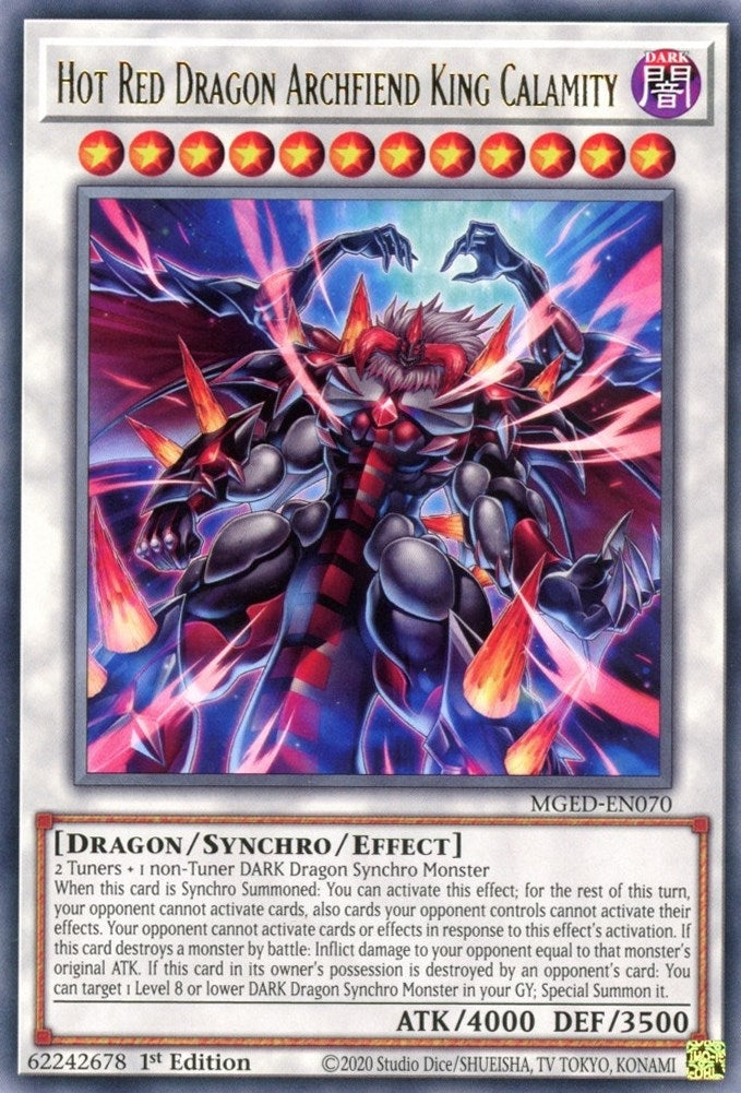 Image for Hot Red Dragon Archfiend King Calamity (70) (MGED)