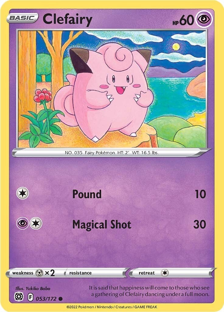 Image for Clefairy (53) (SWSH09)