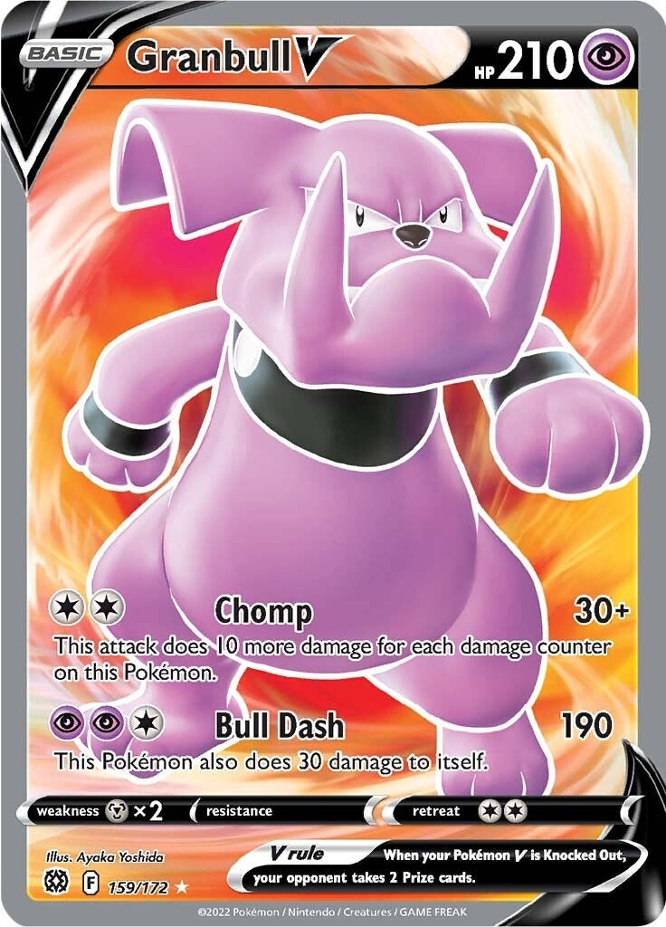 Image for Granbull V (Full Art) (159) (SWSH09)