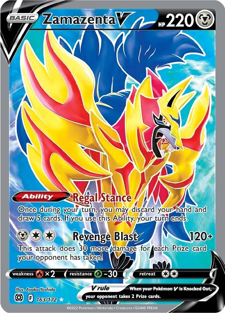 Image for Zamazenta V (Full Art) (163) (SWSH09)