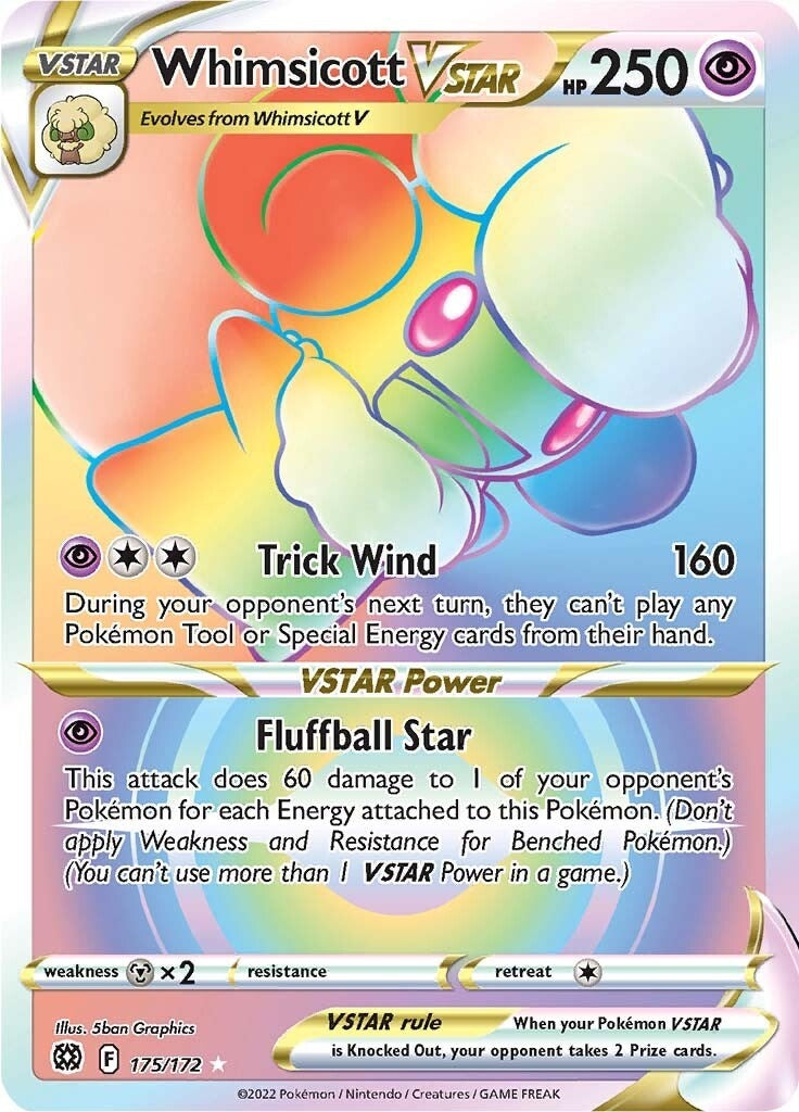 Image for Whimsicott VSTAR (Secret) (175) (SWSH09)