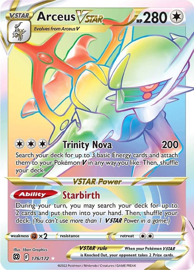 Image for Arceus VSTAR (Secret) (176) (176) (SWSH09)