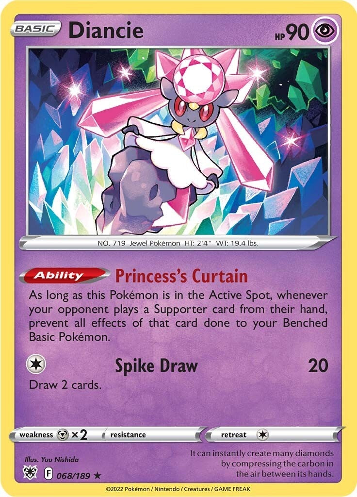 Image for Diancie (68) (SWSH10)