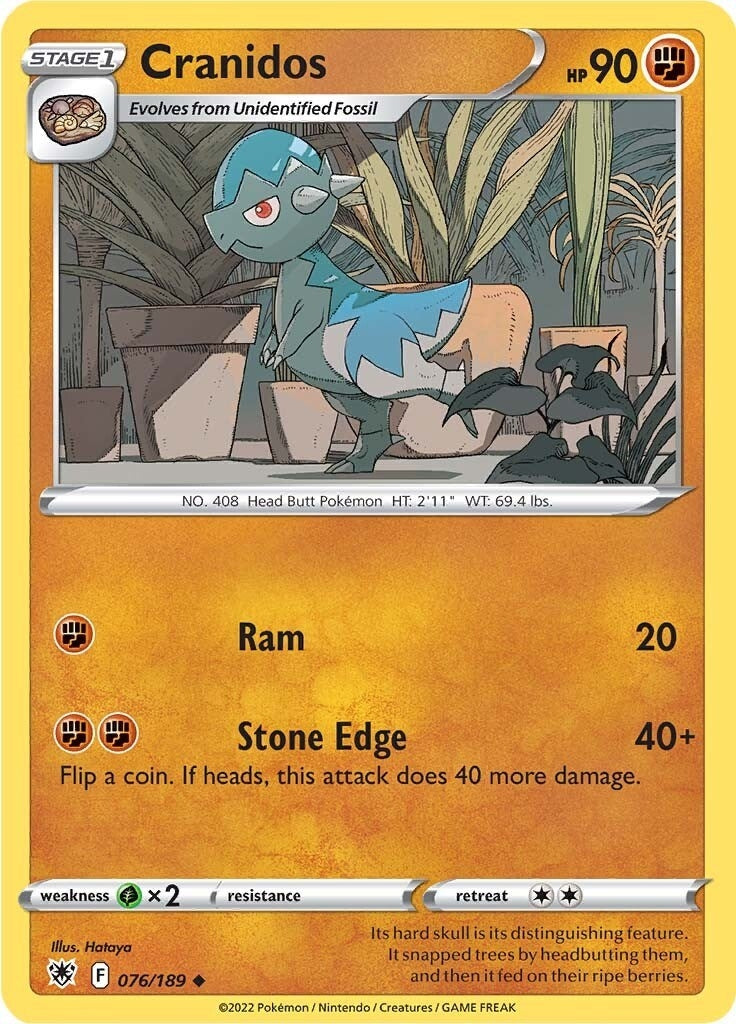 Image for Cranidos (76) (SWSH10)