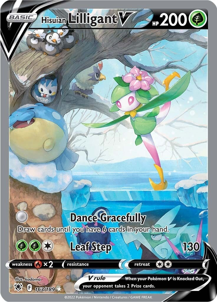 Image for Hisuian Lilligant V (Alternate Full Art) (163) (SWSH10)