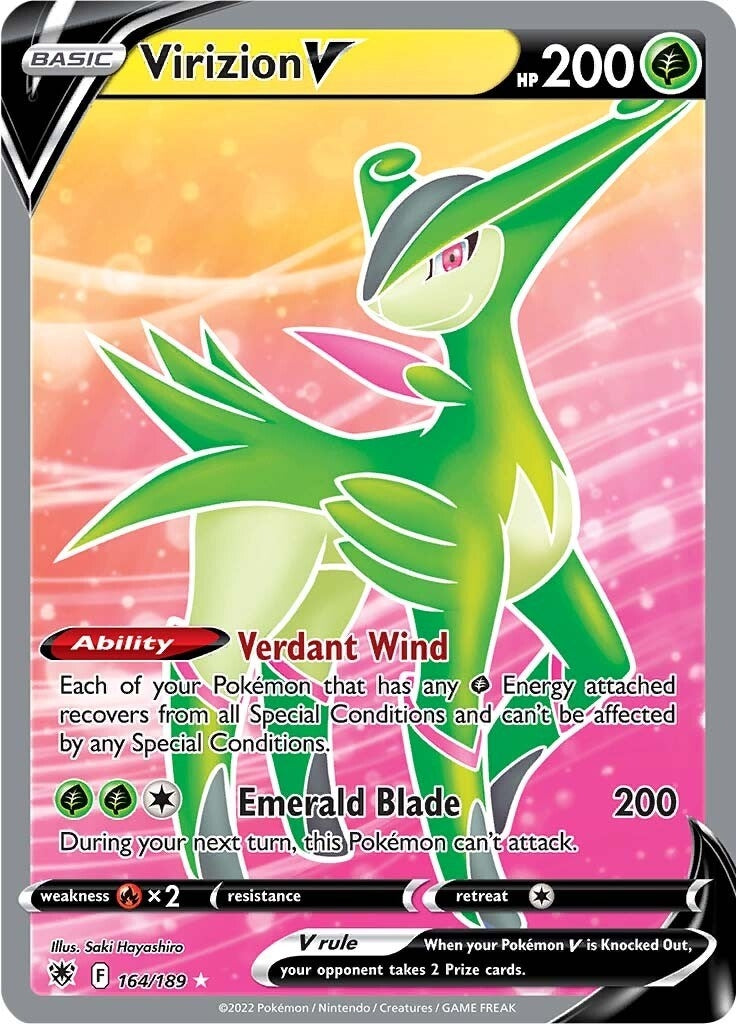 Image for Virizion V (Full Art) (164) (SWSH10)