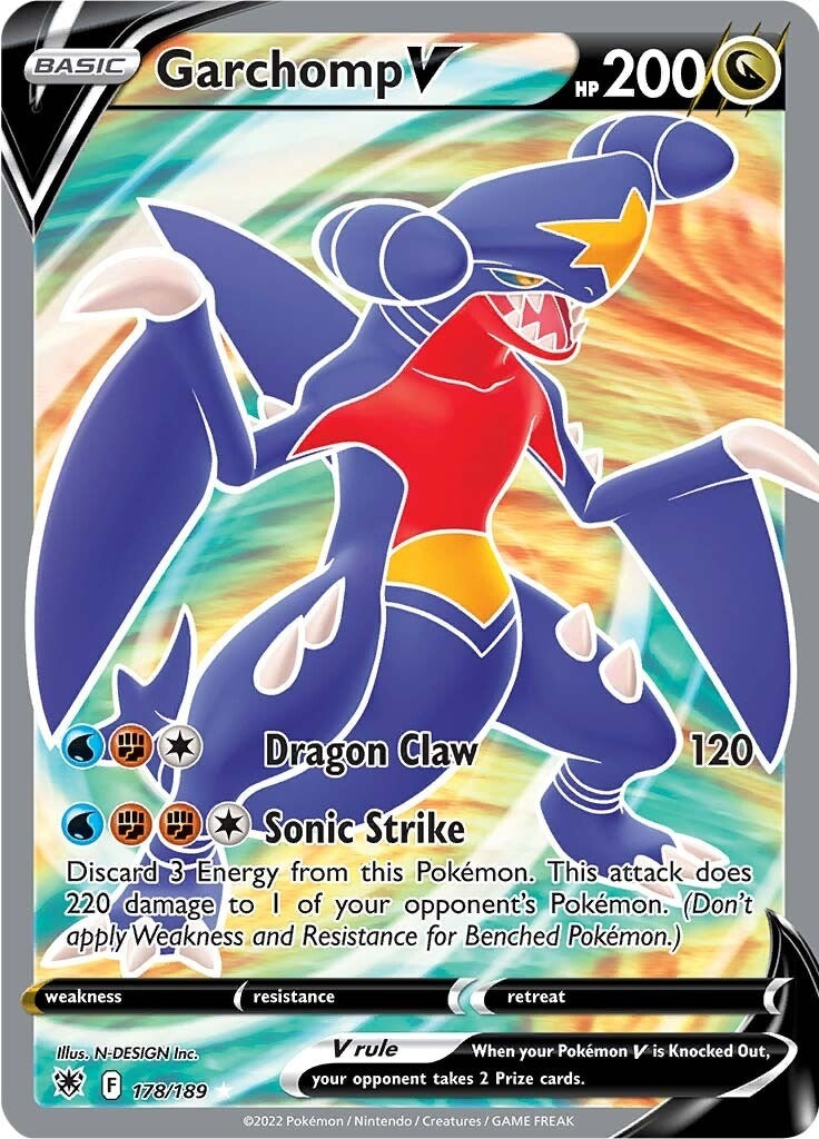 Image for Garchomp V (Full Art) (178) (SWSH10)