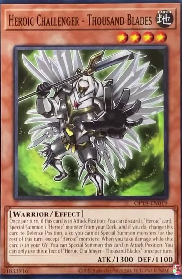 Image for Heroic Challenger - Thousand Blades (19019) (OP19)