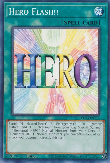 Image for Hero Flash!! (3111) (LDS3)