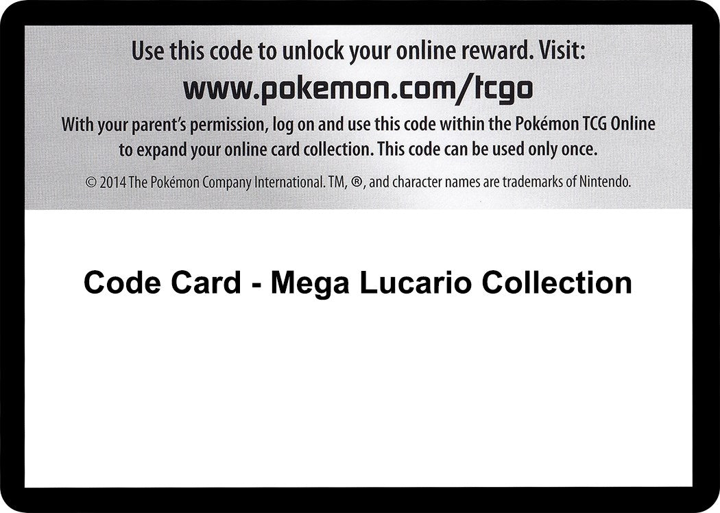 Image for Code Card - Mega Lucario Collection (FFI)