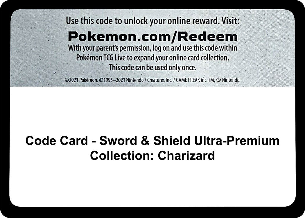 Image for Code Card - Sword & Shield Ultra-Premium Collection: Charizard (MCAP)
