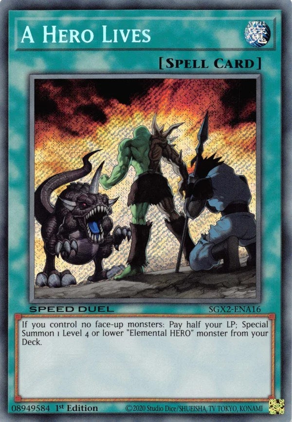 Image for A Hero Lives (Secret Rare) (216) (SGX2)