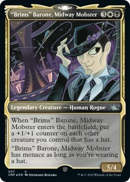Image for "Brims" Barone, Midway Mobster (Showcase) (Galaxy Foil) (507) (UNF)