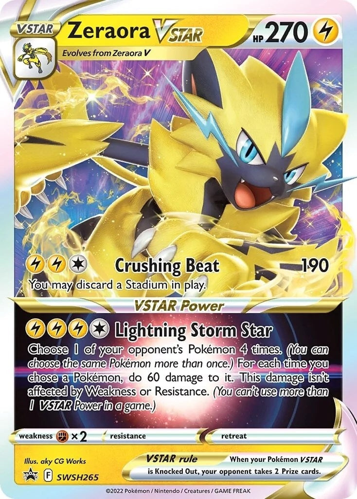 Image for Zeraora VSTAR - SWSH265 (265) (SWSD)