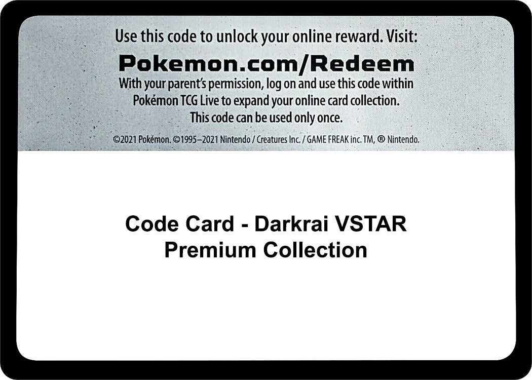 Image for Code Card - Darkrai VSTAR Premium Collection (MCAP)