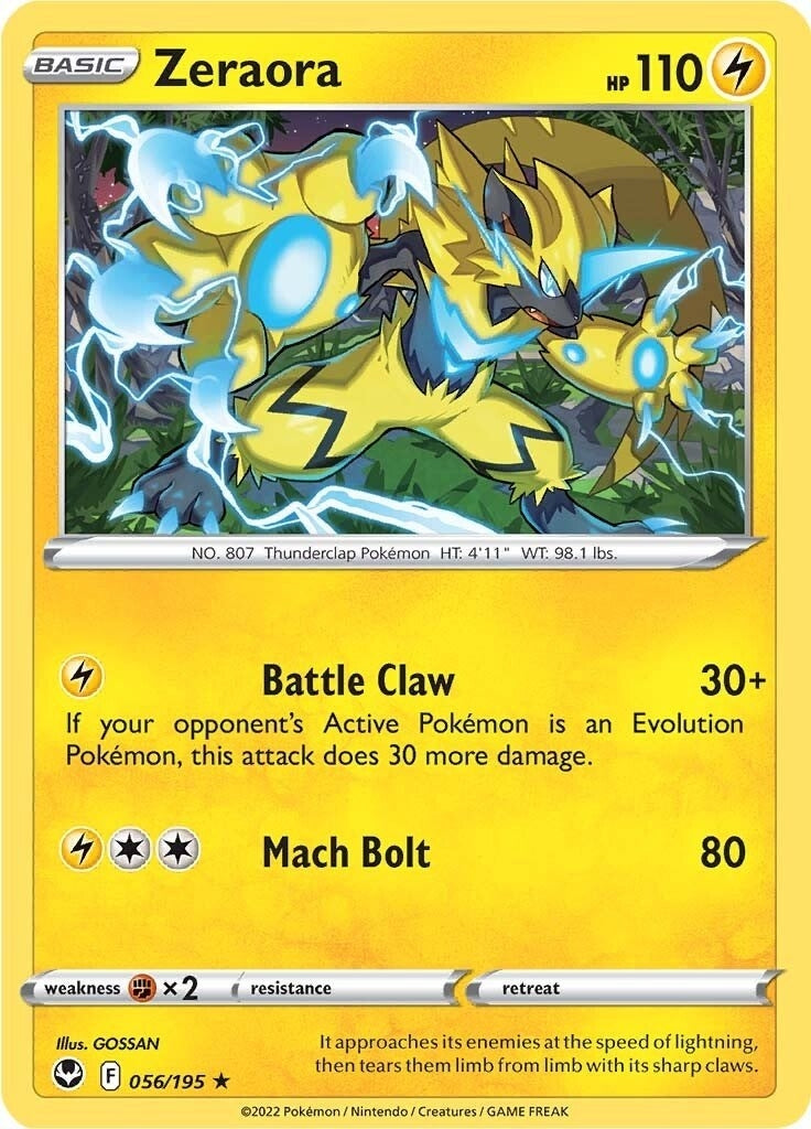 Image for Zeraora (56) (SWSH12)