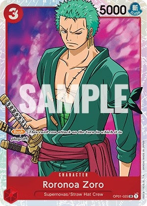 Image for Roronoa Zoro (025) (1025) (OP01)