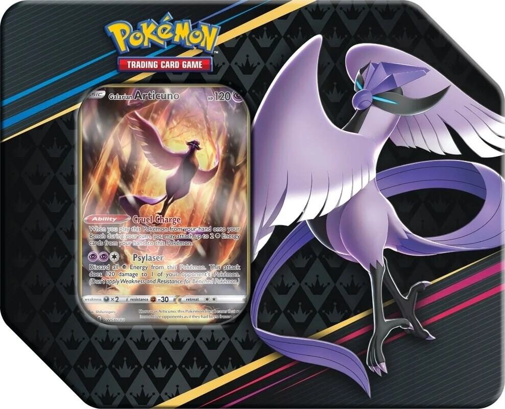 Pokemon TCG: Crown Zenith - Galarian Articuno Tin